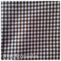 braun-weiß karierter Baumwollstoff (5mm)
